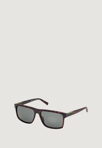 Okulary Mężczyzna TIMBERLAND Polarized. Brązowe okulary przeciwsłoneczne męskie Timberland, prostokątne. Za 529.95 zł.