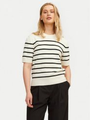 JJXX Sweter Layla 12254368 Écru Regular Fit. Swetry damskie JJXX, xs, bez wzorów, z wiskozy, bez kołnierzyka, bez ramiączek, bez kaptura. Za 99.99 zł.