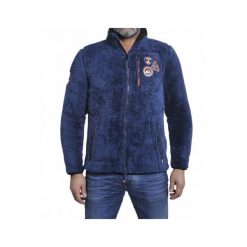 Kurtka polarowa Peak Mountain coral sherpaCavian. Niebieskie kurtki sportowe męskie Peak Mountain, na zimę, s, bez wzorów, z polaru, narciarskie. Za 155.50 zł.