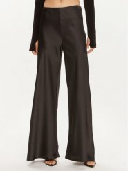 NORMA KAMALI Spodnie materiałowe ST1247CBA87001 Czarny Regular Fit. Czarne spodnie materiałowe damskie Norma Kamali, xl, bez wzorów, z materiału. Za 879.99 zł.