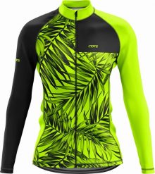 Cote Cote Bluza rowerowa LS damska NEON LEAF L. Bluzy damskie Cote, l, bez wzorów, bez kaptura. Za 239.00 zł.