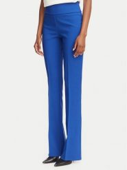 Rinascimento Spodnie materiałowe CFC0130140003 Niebieski Flare Fit. Niebieskie spodnie materiałowe damskie Rinascimento, l, bez wzorów, z materiału. Za 464.99 zł.