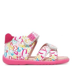 Sandały Agatha Ruiz de la Prada. Białe sandały dziewczęce Agatha Ruiz de la Prada, bez zapięcia. Za 169.99 zł.
