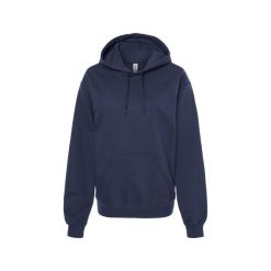 Bluza Z Kapturem Dla Dorosłych Unisex Softstyle Fleece Midweight. Niebieskie bluzy męskie Gildan, m, bez wzorów, z kapturem. Za 112.99 zł.