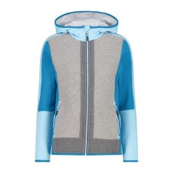 Damska kurtka z kapturem CMP. Niebieskie kurtki sportowe damskie CMP, bez wzorów, z kapturem, trekkingowe. Za 506.50 zł.