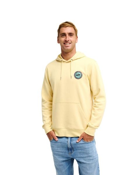 Bluza z kapturem dla Mężczyzn DUALITY Żółty. Żółte bluzy męskie Quiksilver, l, bez wzorów, z bawełny, z kapturem. Za 279.99 zł.