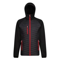 Męska Pikowana Kurtka Hybrydowa Navigate. Czarne kurtki sportowe męskie Regatta, m, bez wzorów, z puchu, trekkingowe. Za 249.99 zł.