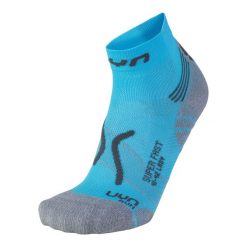 Skarpety do biegania LADY RUN SUPER FAST SOCKS r.37-38. Niebieskie skarpety damskie UYN, bez wzorów. Za 84.99 zł.
