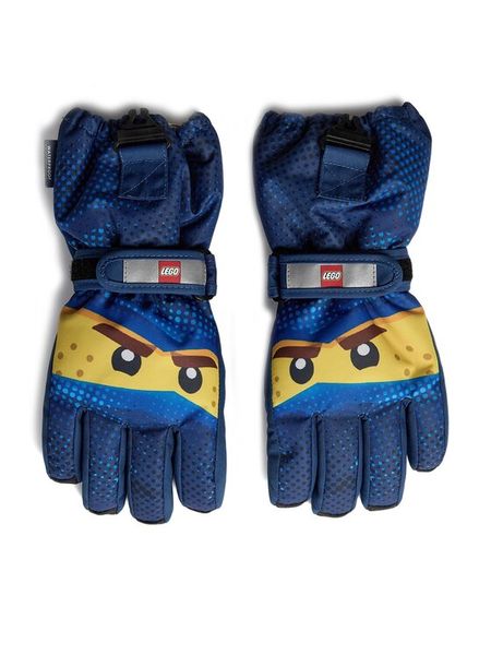 LEGO Rękawice narciarskie Lwgan 807 11010969 Granatowy. Niebieskie buty zimowe chłopięce LEGO, bez wzorów, z poliesteru, bez zapięcia. Za 129.99 zł.