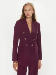 Maryley Marynarka 24IB139/43GI Bordowy Regular Fit. Czerwone żakiety damskie Maryley, m, bez wzorów, z syntetyku. Za 449.99 zł.