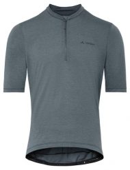 Koszulka rowerowa M Kuro HZ Tricot. Szare koszulki sportowe męskie Vaude, na lato, m, bez wzorów, z materiału, bez kołnierzyka, bez ramiączek, na fitness i siłownię. Za 339.00 zł.