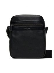 Calvin Klein Saszetka Zip Reporter LV04D3264G Czarny. Czarne saszetki męskie Calvin Klein, ze skóry. Za 229.99 zł.