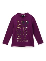 Original Marines Bluzka MICKEY MOUSE DCAV3566F Fioletowy Regular Fit. Fioletowe t-shirty i topy dla dziewczynek Original Marines, bez wzorów, z bawełny, bez ramiączek. Za 89.99 zł.