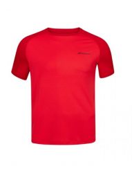 Koszulka do tenisa z krótkim rkawem ęchłopięca Babolat CREW NECK. Czerwone t-shirty dla chłopców BABOLAT, bez wzorów, z materiału, bez ramiączek. Za 85.00 zł.