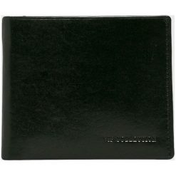 VIP COLLECTION - Portfel skórzany Milano. Czarne portfele męskie VIP COLLECTION, z materiału. Za 119.90 zł.