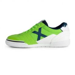 Buty piłkarskie męskie Munich Gresca 310. Zielone buty sportowe męskie munich, z materiału, bez zapięcia, do piłki nożnej. Za 509.99 zł.