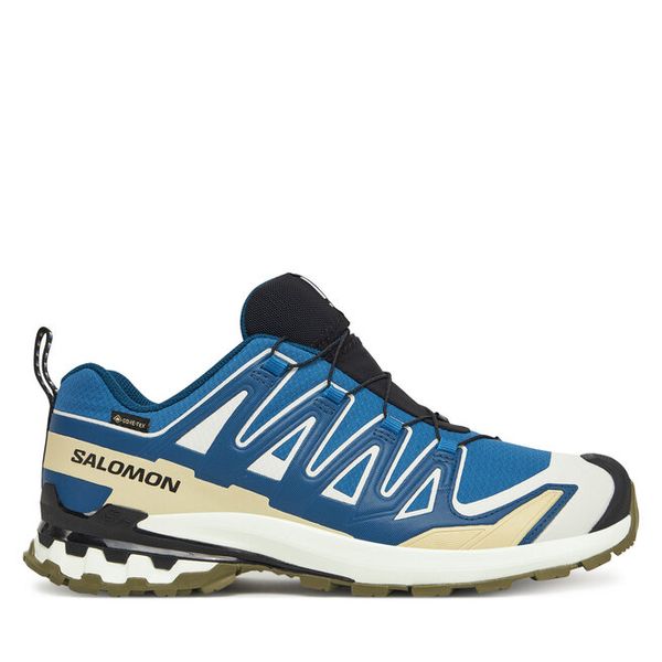 Trekkingi Salomon. Niebieskie buty sportowe męskie Salomon, trekkingowe, gore-tex. Za 479.99 zł.