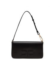 Elisabetta Franchi Torebka BS-82N-47E2-V560 Czarny. Czarne torebki do ręki damskie Elisabetta Franchi, bez wzorów, ze skóry, bez dodatków. Za 1,909.00 zł.