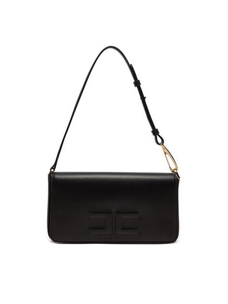 Elisabetta Franchi Torebka BS-82N-47E2-V560 Czarny. Czarne torebki do ręki damskie Elisabetta Franchi, bez wzorów, ze skóry, bez dodatków. Za 1,909.00 zł.