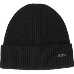 Wełniana czapka SOS Girdwood. Czarne czapki i kapelusze damskie SOS, na zimę, bez wzorów, z wełny, sportowe. Za 243.00 zł.