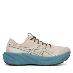 Buty do biegania Asics. Brązowe buty sportowe męskie Asics, bez zapięcia, do biegania. Za 659.99 zł.