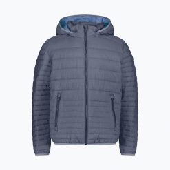 Kurtka puchowa męska CMP. Niebieskie kurtki męskie CMP, na zimę, m, bez wzorów, z puchu, trekkingowe. Za 319.99 zł.