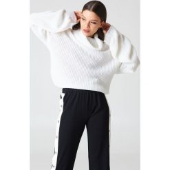 NA-KD Sweter oversize z golfem - White. Swetry damskie marki NA-KD. Za 161.95 zł.