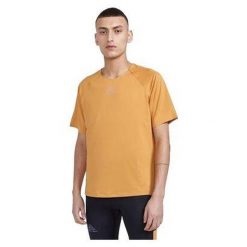 Koszulka z rękawami raglanowymi Craft Pro. Brązowe koszulki sportowe męskie 4M, m, bez wzorów, bez kołnierzyka, bez ramiączek, do biegania. W wyprzedaży za 228.25 zł.