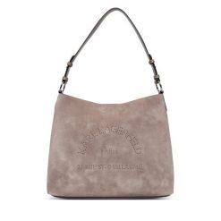 Torebka KARL LAGERFELD. Szare torebki do ręki damskie KARL LAGERFELD, bez wzorów, klasyczne, bez dodatków. Za 1,299.00 zł.