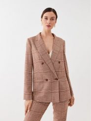 TWINSET Marynarka 232TP2751 Brązowy Regular Fit. Brązowe żakiety damskie Twinset, bez wzorów, z syntetyku. Za 2,089.00 zł.