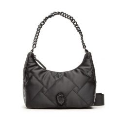 Torebka Kurt Geiger. Czarne torebki do ręki damskie Kurt Geiger, bez wzorów, wizytowe, bez dodatków. Za 439.99 zł.