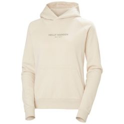 Bluza damska Helly Hansen Core. Białe bluzy damskie Helly Hansen, uniwersalny, bez wzorów, z bawełny, bez kaptura. Za 342.50 zł.