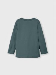 NAME IT Bluzka 13206639 Zielony Regular Fit. Zielone t-shirty dla chłopców Name it, bez wzorów, z bawełny, bez ramiączek. Za 49.99 zł.