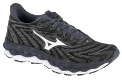 Buty do biegania damskie, Wave Sky 8. Białe obuwie sportowe damskie Mizuno, bez wzorów, z materiału, do biegania, mizuno wave. Za 479.99 zł.