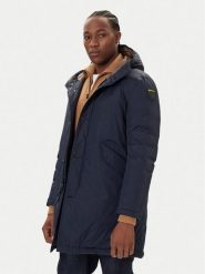 Blauer Parka Faywood 25WBLUK11140 007286 Granatowy Regular Fit. Niebieskie kurtki męskie Blauer, l, bez wzorów, z syntetyku, bez kaptura. Za 1,189.00 zł.