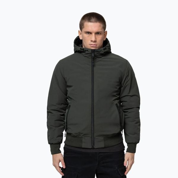 Kurtka męska Pitbull York Hooded. Zielone kurtki męskie PITBULL, m, bez wzorów, z elastanu, bez kaptura. Za 309.99 zł.
