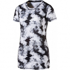 Puma Koszulka Sportowa Essential Tee - Graphic No Color- Bl L. Koszulki sportowe damskie marki Puma. W wyprzedaży za 99.00 zł.