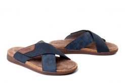 RIEKER 27070-14 blue, klapki męskie. Niebieskie klapki męskie Rieker. Za 339.90 zł.