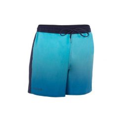Spodenki BBS 500 Sunset JR. Niebieskie szorty dla chłopców OLAIAN, z tkaniny. W wyprzedaży za 19.99 zł.
