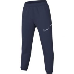 Męskie spodnie Nike Dri-FIT Academy 25 Track, granatowe. Niebieskie spodnie sportowe męskie Nike, m, bez wzorów, z poliesteru, do piłki nożnej, dri-fit (nike). Za 141.99 zł.