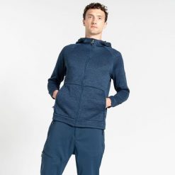 Męski polar - Bluza z kapturem Active Fleece. Niebieskie bluzy sportowe męskie Dare 2b, m, bez wzorów, z polaru, z kapturem, na fitness i siłownię. Za 119.99 zł.
