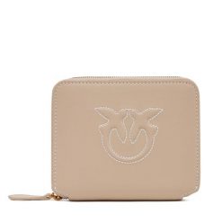 Portfel PINKO. Brązowe portfele damskie Pinko, bez wzorów. Za 439.99 zł.