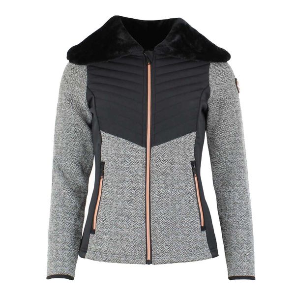 Damski polar Peak Mountain Antemos. Czarne bluzy sportowe damskie Peak Mountain, bez wzorów, z polaru, bez kaptura, narciarskie. W wyprzedaży za 287.00 zł.