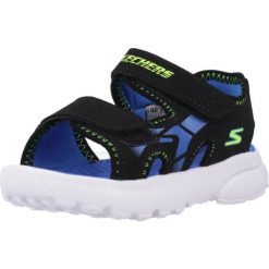 Sandały SKECHERS RAZOR SPLASH Niebieski. Niebieskie sandały męskie Skechers, z materiału, bez zapięcia. Za 190.00 zł.