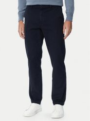 BOSS Chinosy 50578005 Granatowy Regular Fit. Niebieskie eleganckie spodnie męskie Boss, m, bez wzorów, z bawełny. Za 599.99 zł.