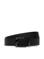 Emporio Armani Pasek Y4S426 YTU5J 88045 Czarny. Czarne paski damskie Emporio Armani, bez wzorów, ze skóry. Za 534.99 zł.