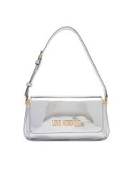 LOVE MOSCHINO Torebka JC4058PP1OLP0902 Srebrny. Szare torebki do ręki damskie Love Moschino, bez wzorów, ze skóry, bez dodatków. Za 749.99 zł.