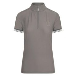 Damska koszulka do jazdy konnej Imperial Riding Star Kiss. Szare koszulki sportowe damskie IMPERIAL RIDING, xl, bez wzorów, z jersey, bez kołnierzyka, bez ramiączek, do jazdy konnej. Za 190.50 zł.