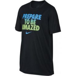 Nike Koszulka B Nk Dry Leg Tee To Be Amazed Black S. T-shirty dla chłopców marki Nike. Za 89.00 zł.