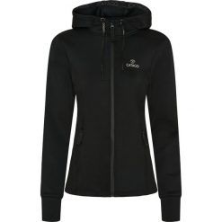 Kobiecym bluzie z kapturem na zamek błyskawiczny Catago Ariana. Czarne bluzy sportowe damskie CATAGO, bez wzorów, z kapturem, do jazdy konnej. Za 376.50 zł.